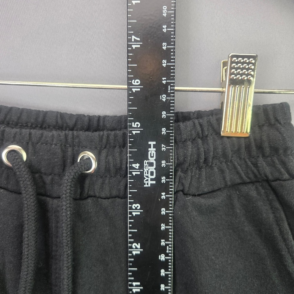 Sezzit Boys Sweat Shorts Size 14-16 Black Cotton Blend Drawstring Pockets Youth - Picture 2 of 5